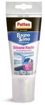 PATTEX TUBO BAGNO SANO SILICONE FACILE BIANCO 150ml