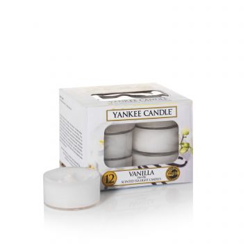 YANKEE CANDLE - 12 TEA LIGHT PROFUMATE VANILLA