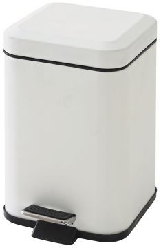 PATTUMIERA QUADRA 3LT BIANCA