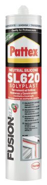 PATTEX SILICONE SL620 SERRAMENTI E EDILIZIA TRASPARENTE 300ml