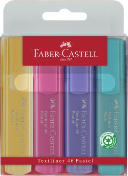 SET 4 EVIDENZIATORI TEXTLINER PASTEL