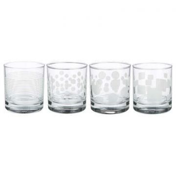 SET 4 BICCHIERI ACQUA TONI IN VETRO 30CL