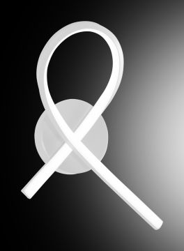 APPLIQUE A LED FARFALLA BIANCO 19X11.5 H. 32CM - 11W 3000-4000-6000K 800lm