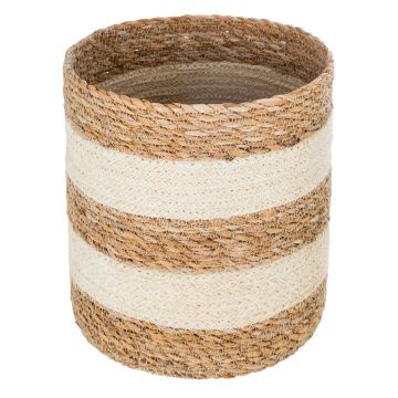 CESTO IN BAMBO PANNA/NATURALE D 24 H 24.5CM