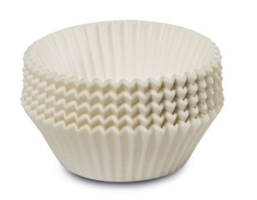 EASY BAKE - 100 PIROTTINI IN CARTA DA FORNO BIANCHI D. 7CM