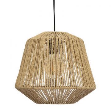 LAMPADARIO C/CORDE NATURALI D 29CM -E27 40W