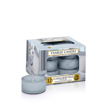 YANKEE CANDLE - 12 TEA LIGHT PROFUMATE A CALM AND QUIET PLACE