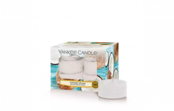 YANKEE CANDLE - 12 TEA LIGHT PROFUMATE COCONUT SPLASH