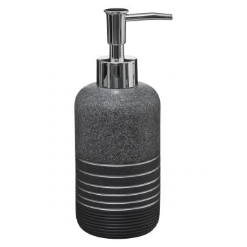 DISPENSER SAPONE IN POLIRESINA GRIGIO SILVER