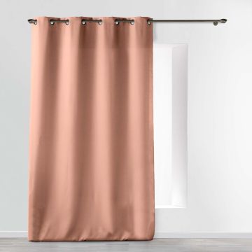LINEA ESSENTIEL - TENDA CON OCCHIELLI IN POLIESTERE 140X280 CM BLUSH ROSA