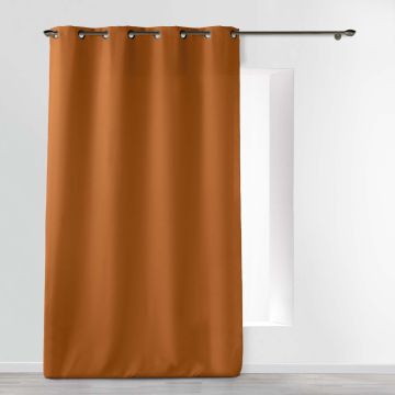 LINEA ESSENTIEL - TENDA CON OCCHIELLI IN POLIESTERE 140X280 CM CAMMELLO 