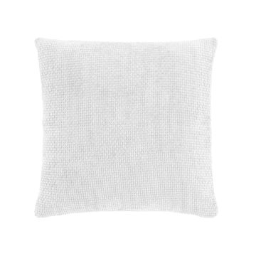 CUSCINO IN VELLUTO CINIGLIA LEO BLANC 45X45CM