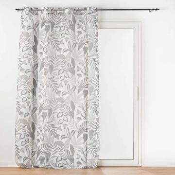 TENDA CON OCCHIELLI 140X280CM VELO SABBIA STAMPATO TILDA BIANCO