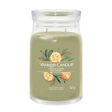 YANKEE CANDLE -  GIARA GRANDE 2 STOPPINI SAGE AND CITRUS