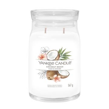 YANKEE CANDLE -  GIARA GRANDE 2 STOPPINI COCONUT BEACH