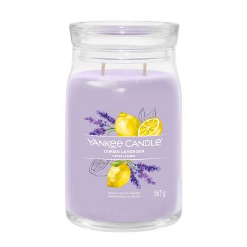 YANKEE CANDLE -  GIARA GRANDE 2 STOPPINI LEMON LAVENDER