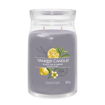 YANKEE CANDLE -  GIARA GRANDE 2 STOPPINI BLACK TEA AND LEMON