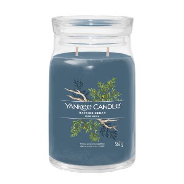 YANKEE CANDLE -  GIARA GRANDE 2 STOPPINI BAYSIDE CEDAR