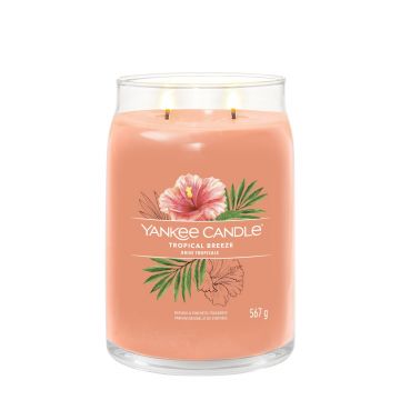 YANKEE CANDLE -  GIARA GRANDE 2 STOPPINI SPICED TROPICAL BREEZE