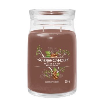 YANKEE CANDLE -  GIARA GRANDE 2 STOPPINI PRALINE AND BIRCH