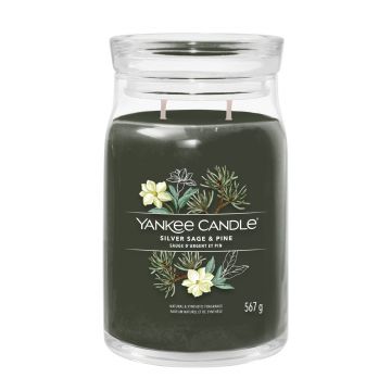 YANKEE CANDLE - GIARA GRANDE 2 STOPPINI SILVER SAGE AND PINE