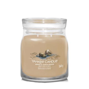 YANKEE CANDLE - GIARA MEDIA 2 STOPPINI AMBER AND SANDALWOOD