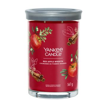 YANKEE CANDLE - TUMBLER GRANDE 2 STOPPINI RED APPLE WREATH XMAS
