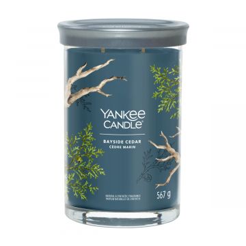 YANKEE CANDLE -  TUMBLER GRANDE 2 STOPPINI BAYSIDE CEDAR