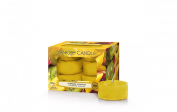 YANKEE CANDLE - 12 TEA LIGHT PROFUMATE TROPICAL STARFRUIT
