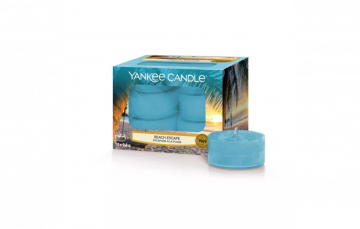YANKEE CANDLE - 12 TEA LIGHT PROFUMATE BEACH ESCAPE