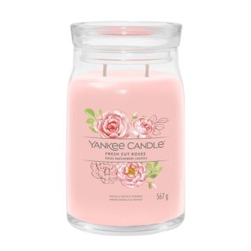 YANKEE CANDLE -  GIARA GRANDE 2 STOPPINI FRESH CUT ROSES