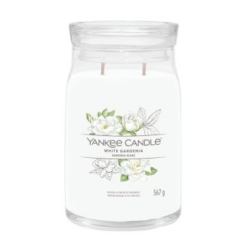 YANKEE CANDLE -  GIARA GRANDE 2 STOPPINI WHITE GARDENIA