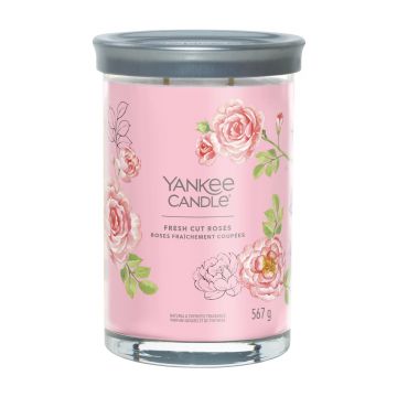 YANKEE CANDLE -  TUMBLER GRANDE 2 STOPPINI FRESH CUT ROSES