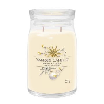 YANKEE CANDLE - GIARA GRANDE 2 STOPPINI TWINKLING LIGHTS XMAS