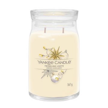 YANKEE CANDLE - GIARA GRANDE 2 STOPPINI TWINKLING LIGHTS XMAS