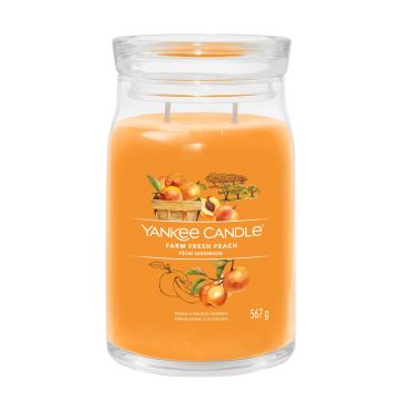 YANKEE CANDLE -  GIARA GRANDE 2 STOPPINI FARM FREH PEACH