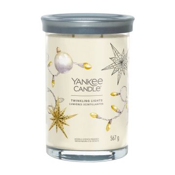 YANKEE CANDLE - TUMBLER GRANDE 2 STOPPINI TWINKLING LIGHTS XMAS