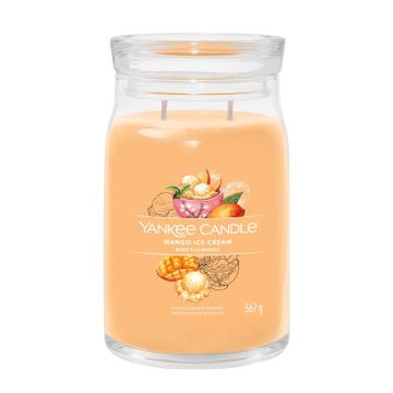 YANKEE CANDLE -  GIARA GRANDE 2 STOPPINI MANGO ICE CREAM