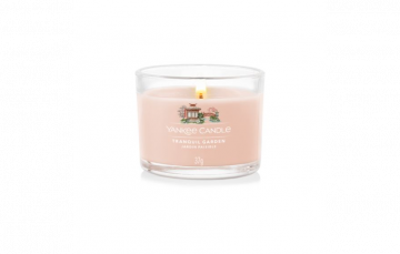 YANKEE CANDLE - CANDELA VOTIVE IN VETRO TRANQUIL GARDEN