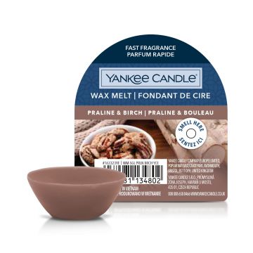 YANKEE CANDLE - TART DI CERA DA FONDERE PRALINE AND BIRCH