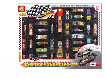 SET 44 AUTO SUPER FAST RACING RUOTE LIBE