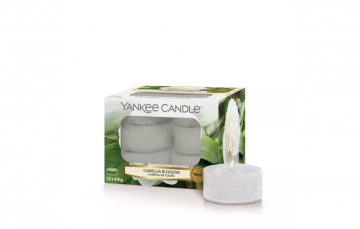 YANKEE CANDLE - 12 TEA LIGHT PROFUMATE CAMELLIA BLOSSOM