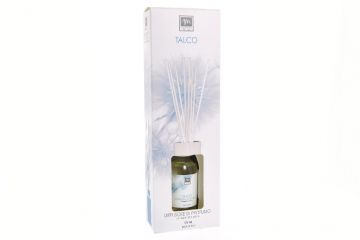 DIFFUSORE DI ESSENZA CON BACCHETTE IN COTONE 125ML TALCO