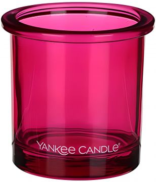 YANKEE CANDLE - PORTA CANDELA SAMPLER POP TEA LIGHT ROSA