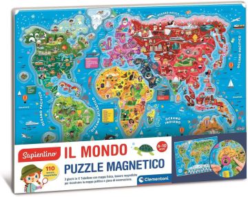 CLEMENTONI SAPIENTINO - QUADRO MAGNETICO IL MONDO
