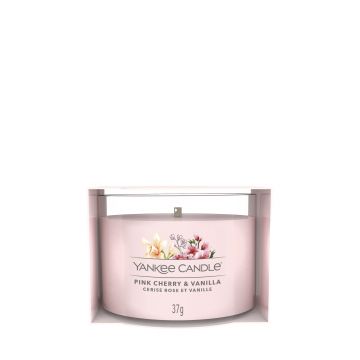 YANKEE CANDLE - CANDELA VOTIVE IN VETRO CHERRY VANILLA