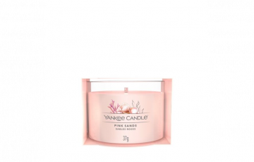 YANKEE CANDLE - CANDELA VOTIVE IN VETRO PINK SANDS