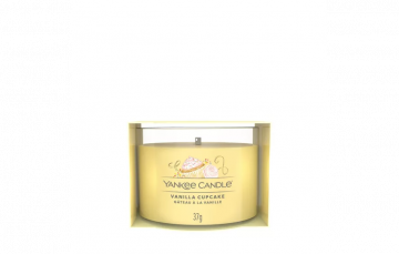 YANKEE CANDLE - CANDELA VOTIVE IN VETRO VANILLA CUPCAKE