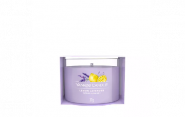 YANKEE CANDLE - CANDELA VOTIVE IN VETRO LEMON LAVENDER