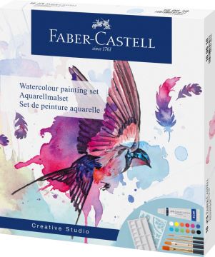 SET PER PITTURA AD ACQUERELLO CON ACCESSORI